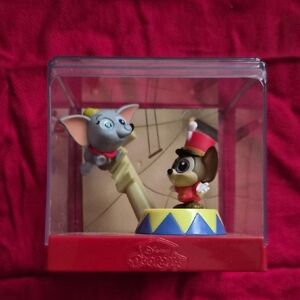 Disney Dumbo and Timothy Q. Mouse Figurine - Red, Blue, Yellow